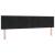 Tăblie cap Pe perete cu headboard Manual Negru 200 cm Catifea GartenMobel Dekor