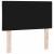 Tăblie cap Pe perete Geometric cu headboard Negru 80 cm Catifea GartenMobel Dekor