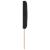 Tăblie cap Pe perete Geometric cu headboard Negru 80 cm Catifea GartenMobel Dekor