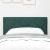 Tăblie cap Pe perete Geometric Verde închis 80 cm Catifea GartenMobel Dekor