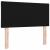 Tăblie cap Pe perete Geometric cu headboard Negru 90 cm Catifea GartenMobel Dekor