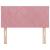 Tăblie cap Pe perete Geometric cu headboard Roz 100 cm Catifea GartenMobel Dekor