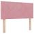 Tăblie cap Pe perete Geometric cu headboard Roz 100 cm Catifea GartenMobel Dekor