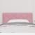 Tăblie cap Pe perete Geometric cu headboard Roz 100 cm Catifea GartenMobel Dekor