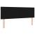 Tăblie cap Pe perete Geometric Manual Negru 144 cm Catifea GartenMobel Dekor