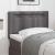 Tăblie cap Pe perete cu headboard Manual Gri 90 cm PVC GartenMobel Dekor