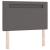 Tăblie cap Pe perete cu headboard Manual Gri 90 cm PVC GartenMobel Dekor