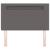 Tăblie cap Pe perete cu headboard Manual Gri 90 cm PVC GartenMobel Dekor