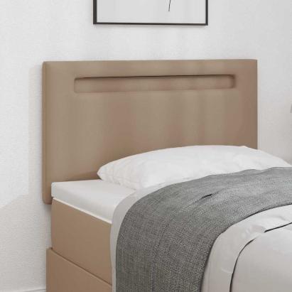 Tăblie cap Pe perete cu headboard Manual Cappuccino 90 cm PVC GartenMobel Dekor