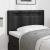 Tăblie cap Pe perete cu headboard Manual Negru 100 cm PVC GartenMobel Dekor