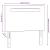 Tăblie cap Pe perete cu headboard Manual Negru 100 cm PVC GartenMobel Dekor