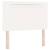 Tăblie cap Pe perete cu headboard Manual Alb 100 cm PVC GartenMobel Dekor