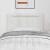 Tăblie cap Pe perete cu headboard Manual Alb 100 cm PVC GartenMobel Dekor