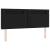 Tăblie cap Pe perete cu headboard Manual Negru 144 cm PVC GartenMobel Dekor