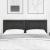Tăblie cap Pe perete cu headboard Manual Negru 144 cm PVC GartenMobel Dekor