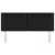 Tăblie cap Pe perete cu headboard Manual Negru 144 cm PVC GartenMobel Dekor