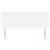 Tăblie cap Pe perete cu headboard Manual Alb 160 cm PVC GartenMobel Dekor