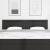 Tăblie cap Pe perete cu headboard Manual Negru 200 cm PVC GartenMobel Dekor