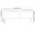 Tăblie cap Pe perete cu headboard Manual Alb 200 cm PVC GartenMobel Dekor