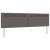 Tăblie cap Pe perete cu headboard Manual Gri 200 cm PVC GartenMobel Dekor