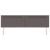 Tăblie cap Pe perete cu headboard Manual Gri 200 cm PVC GartenMobel Dekor