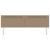 Tăblie cap Pe perete cu headboard Manual Cappuccino 200 cm PVC GartenMobel Dekor