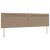 Tăblie cap Pe perete cu headboard Manual Cappuccino 200 cm PVC GartenMobel Dekor