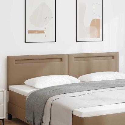 Tăblie cap Pe perete cu headboard Manual Cappuccino 200 cm PVC GartenMobel Dekor