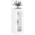 Dulap montat pe perete, alb, 34,5x34x90 cm GartenMobel Dekor