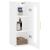 Dulap montat pe perete, alb, 34,5x34x90 cm GartenMobel Dekor