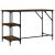 Birou, stejar fumuriu, 120x50x75 cm, metal și lemn prelucrat GartenMobel Dekor