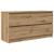 Comodă TV, stejar artizanal, 100x35x54 cm, lemn prelucrat GartenMobel Dekor