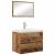 Set de Mobilă pentru Baie 2 pcs Lemn Vechi 57 x 37 x 45 cm GartenMobel Dekor