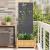 Panou Decorativ de Grădină Antracit 50 x 140 cm GartenMobel Dekor