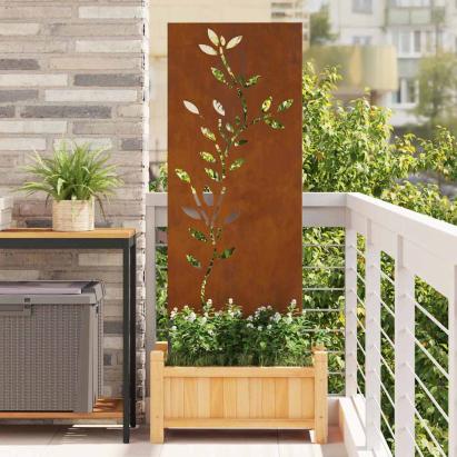 Panou Decorativ de Grădină Ruginit 50 x 140 cm GartenMobel Dekor