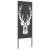 Panou Decorativ de Grădină Negru 50 x 140 cm GartenMobel Dekor