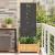 Panou Decorativ de Grădină Negru 50 x 140 cm GartenMobel Dekor