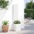 Ghiveci de Grădină cu Panou Decorativ Alb 32 x 140 cm GartenMobel Dekor