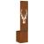Ghiveci de Grădină cu Panou Decorativ Ruginit 32 x 140 cm GartenMobel Dekor