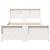 Cadru de pat cu headboard Alb 135 x 190 cm Lemn masiv de pin GartenMobel Dekor