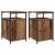 Dulap de noapte 2 pcs Lemn vechi Lemn compozit GartenMobel Dekor