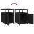 Dulap de noapte 2 pcs Stejar negru Lemn compozit GartenMobel Dekor