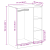 Dulap cu raft Lemn vechi 77 x 48 x 102 cm Lemn compozit GartenMobel Dekor