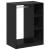 Dulap cu raft Stejar negru 77 x 48 x 102 cm Lemn compozit GartenMobel Dekor