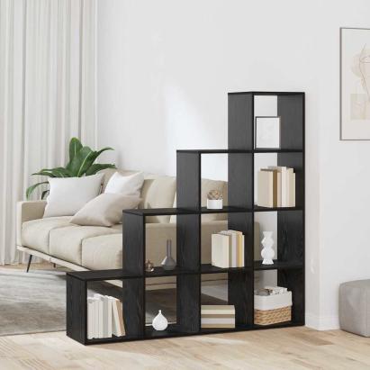Bibliotecă Separator de Camera Stejar negru GartenMobel Dekor