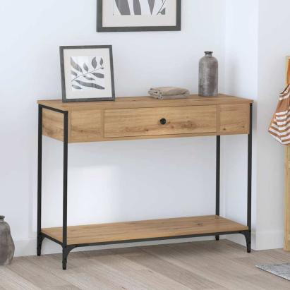 Masă de consolă Other stejar artizanal 100 x 34.5 x 75 cm GartenMobel Dekor
