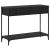 Masă de consolă Stejar negru 100 x 34.5 x 75 cm Lemn compozit GartenMobel Dekor