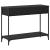 Masă de consolă Stejar negru 100 x 34.5 x 75 cm Lemn compozit GartenMobel Dekor