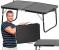 Masa pliabila metalica pentru gradina, plaja sau picnic, blat MDF, 60x42x27cm Household NewTrend