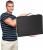 Masa pliabila metalica pentru gradina, plaja sau picnic, blat MDF, 60x42x27cm Household NewTrend